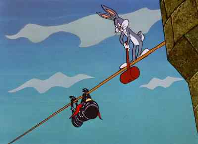 Now, uh, - The Looney, Looney, Looney Bugs Bunny Movie