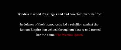 Now Verulamium.
Where is it all going to end? - Boudica: Rise of the Warrior Queen