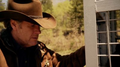 Now, waffles, technically,
after three strikes, - Longmire
