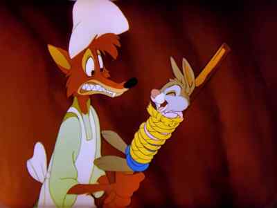 Now wait a minute.
Wait jes' a minute, Br'er Rabbit. - Song of the South