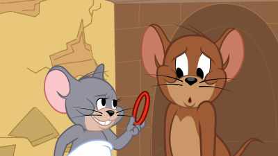 Now, wanna see some real trick shots? - Tom and Jerry Snowman's Land