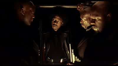 Now watch out for these fellowsThey've got a bit of an arsenaland they don't mind using it - Lock, Stock and Two Smoking Barrels