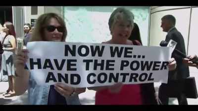 "Now we, dot, dot, dot,
have the power - I'll Be Gone in the Dark