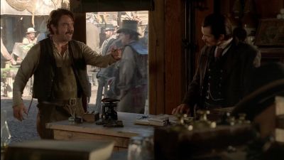 - Now we'll find out about you.
- What is it? - Deadwood