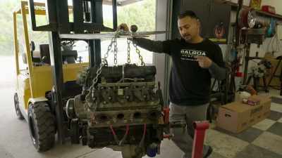 Now we'll run
through the motor,
change all the gaskets, - Shorty's Dream Shop