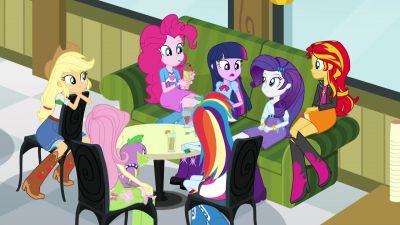 Now that we're all back together - My Little Pony: Equestria Girls   Rainbow Rocks