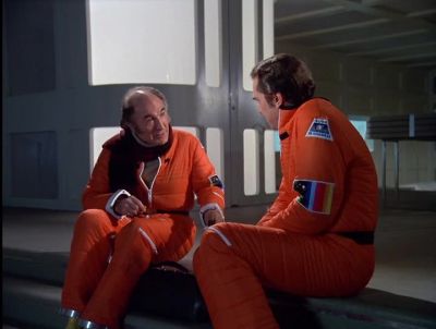 Now we're sitting on the biggest bomb Man's ever made - Space: 1999