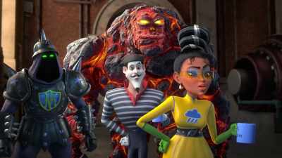 Now that we've celebrated
Megamind's triumph, - Megamind vs. the Doom Syndicate