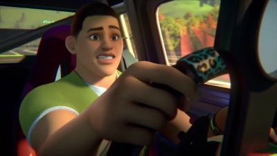 Now what do we do?!
It's drifting toward oncoming traffic! - Fast & Furious Spy Racers