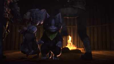 Now, what to do with you? - Monster Hunter: Legends of the Guild