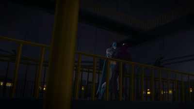 Now what does a ninja clan want
with an experimental cloud seeder? - Batman vs Teenage Mutant Ninja Turtles