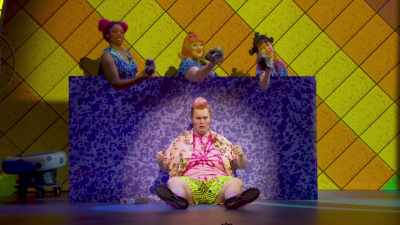 - ♪ Now what rhymes with rock?
- ♪ Rhymes with rock - The SpongeBob Musical: Live on Stage!