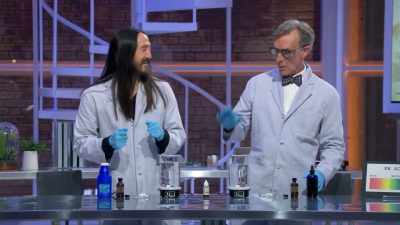 Now, what we wanna do
is put in some universal indicator-- - Bill Nye Saves the World
