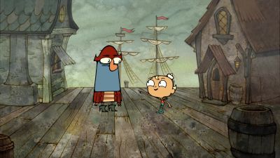 NOW, WHEN I START RUNNING,
YOU CLOSE YOUR EYES AND - The Marvelous Misadventures of Flapjack