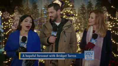 Now, while we may not have
the real deal here, uh, - Cloudy with a Chance of Christmas