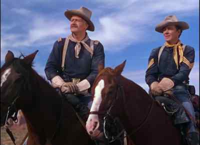 Now, why would they be
moving on Sudro's Wells, Sergeant? - She Wore a Yellow Ribbon