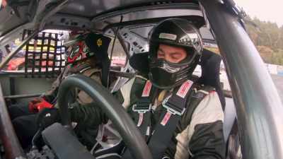 Now, with two laps down,
JF Launier out in front, - Rust Valley Restorers