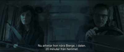 Now she works near Bierge,
in the valley, - The Invisible Guest