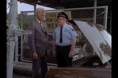 Now would you open
the hood for me, sir? - Barnaby Jones