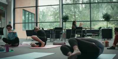 Now, if you can all make your way
up to a seated position... - Rules of the Game