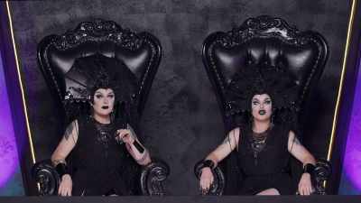 - Now you were given a group
acting challenge on location. - The Boulet Brothers' Dragula: Titans