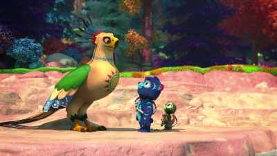 Now that you’ve learned the basics,
I can teach you my eagle move. - Spirit Rangers