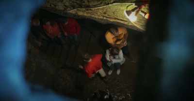 Now if you'll follow me down
the petrified escalator... - Asteroid