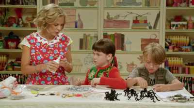 Now you're gonna put
some glue down, - At Home with Amy Sedaris