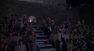 Nowhere is there any
wild patriotic excitement, - The English Patient