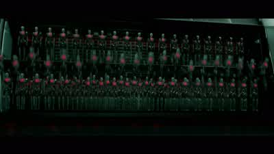 NS-5 ROBOTS: Please return to your homes. - I, Robot