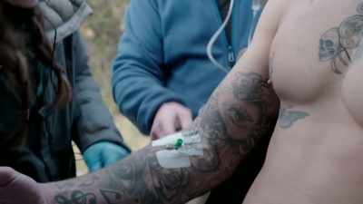 Number four Jake has
sustained an injury - Celebrity SAS: Who Dares Wins