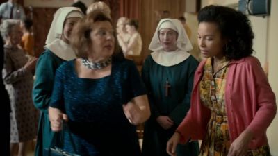 Number six is inconsolable in the ladies. - Call the Midwife
