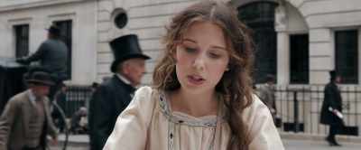 Numbers turn into letters, - Enola Holmes