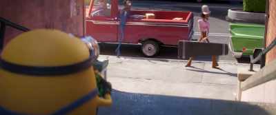 - [Nun-Chuck yelling]
- [Jean-Clawed growls] - Minions: The Rise of Gru