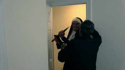 (nun snarling)
(intense music) - Bloody Nun 2: The Curse