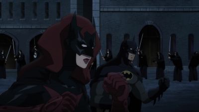 Nuns with M60s and katanas - Batman: Bad Blood