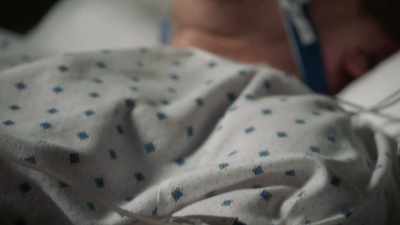 NURSE: His breathing's
starting to stabilize. - 9-1-1