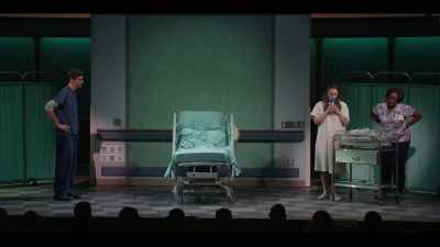 Nurse Norma,
can you get Mrs. Hunterson - Waitress: The Musical