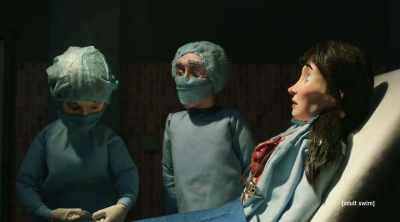 Nurse, tape her up, please. - The Shivering Truth
