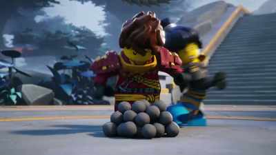 -[Nya grunting]
-[Kai grunting] - LEGO Ninjago: Dragons Rising