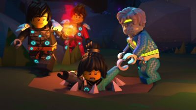 -Nya!
-Hang on! - Ninjago: Masters of Spinjitzu