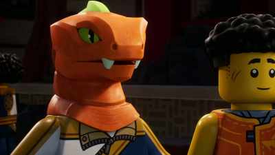 Nya knows my name.
[stunned shiver] - LEGO Ninjago: Dragons Rising