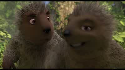 Oh great and powerful Steve what do you wantI don't think he can speakI heard that young manYou get over here right nowHammy get back here But Steve is angryI think it came from the other side of Steve I mean the bush I mean jeez - Over the Hedge