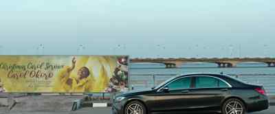 ["O Holy Night" playing] - Christmas in Lagos