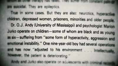 O.J. Andy was inserting multiple electrodes - The Minds of Men