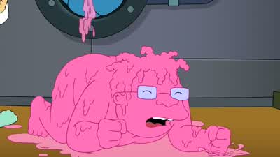 O' man, I'm dripping with placenta. - Futurama