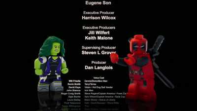 O-O-Okay. Hold on, Shulkie.
Uh, take it easy. - LEGO Marvel Avengers: Mission Demolition