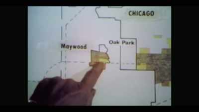 Oak Park borders the west side
of Chicago. - I'll Be Gone in the Dark