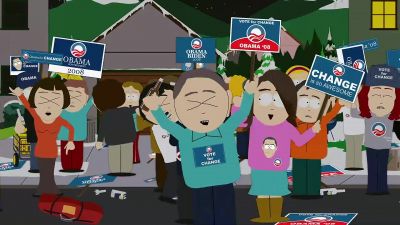 Obama, yeah, I can't believe it! - South Park