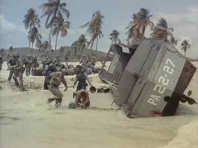 O'BANNION: Mr. MacDougall!
Get on the beach, sailor! - Away All Boats